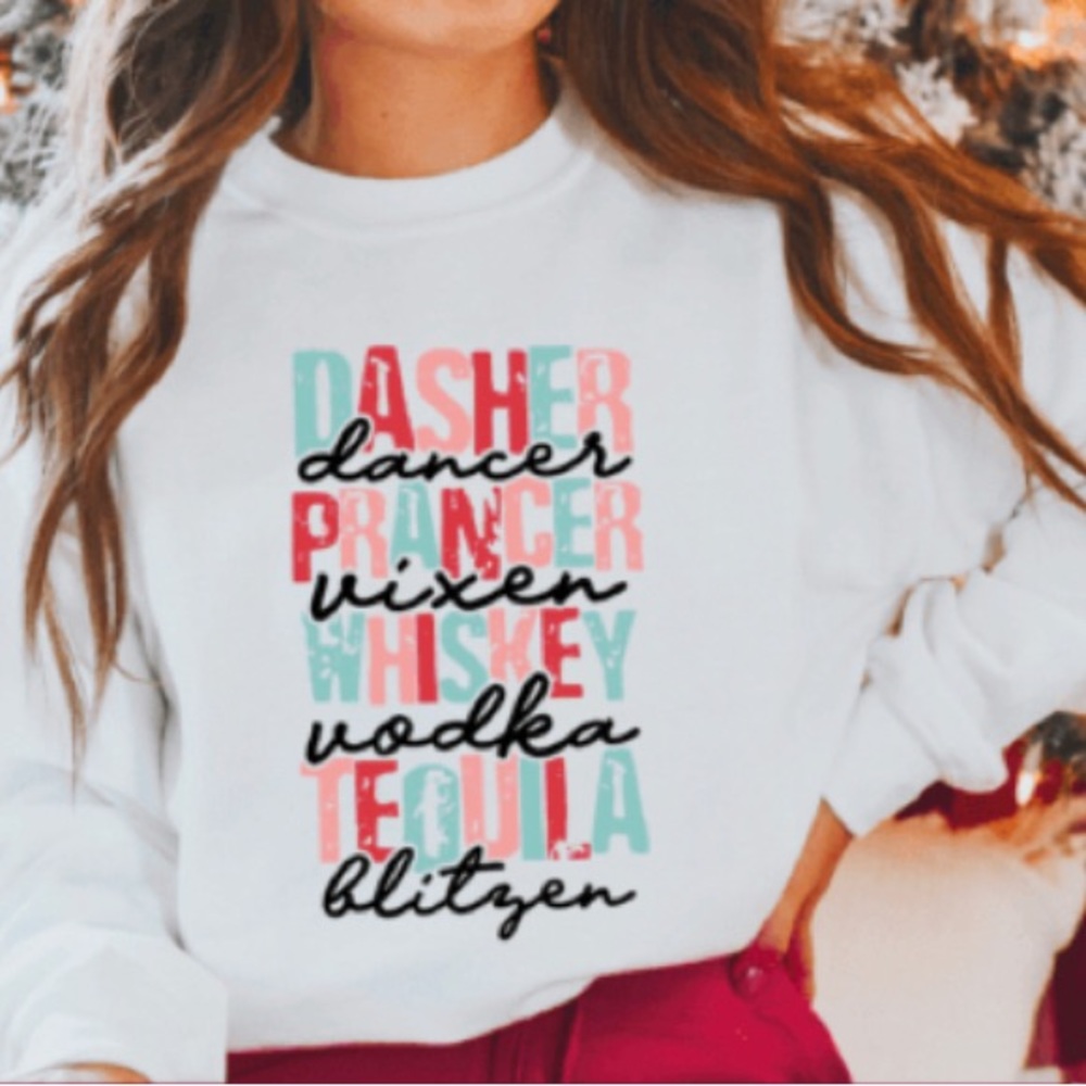New longsleeve sweat shirts Christmas shirt are made to order